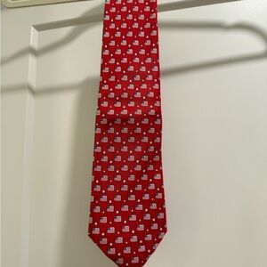 Vineyard Vines Men’s Necktie - Red American Flag Pattern